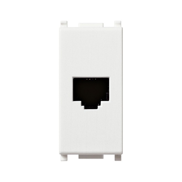 Presa RJ11 6/4 bianco - 14320