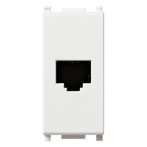Presa RJ11 6/4 bianco - 14320