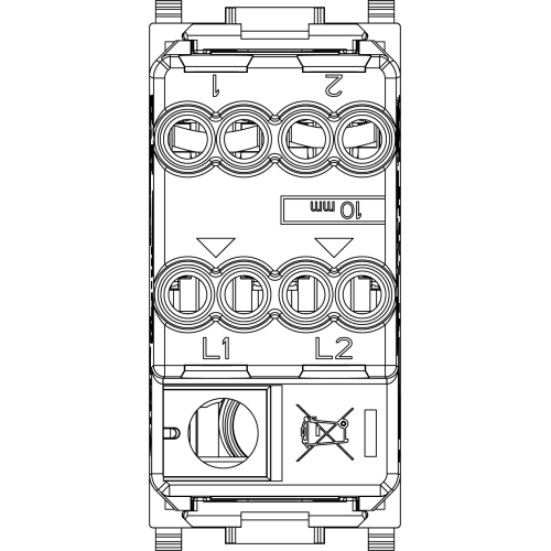 Invertitore 1P 16AX bianco - 14013