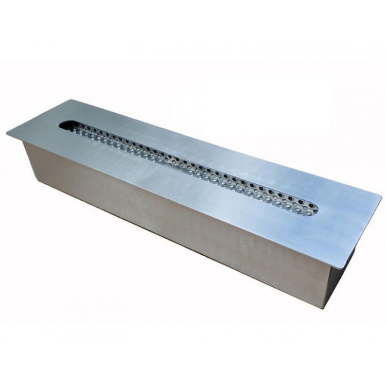 Bruciatore tikal a bioetanolo liquido 40x10cm acciaio