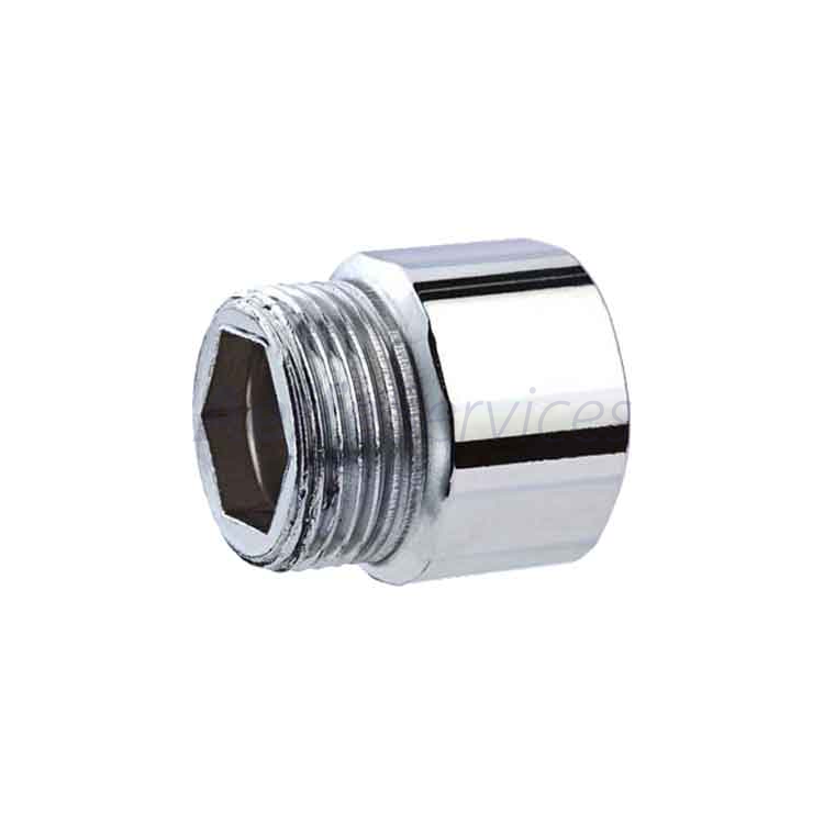 Prolunga acciaio zincato 1/2" cm. 1 M/F