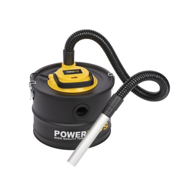 POWER plus Aspirapolvere Cenere 1000 W, 15 Litri, Nero