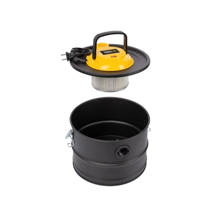 POWER plus Aspirapolvere Cenere 1000 W, 15 Litri, Nero