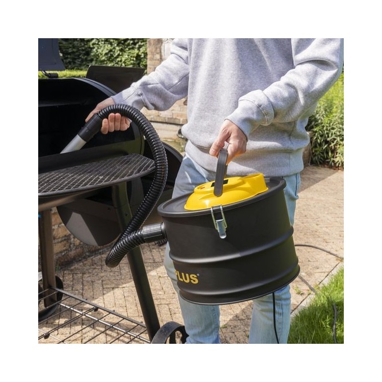 POWER plus Aspirapolvere Cenere 1000 W, 15 Litri, Nero