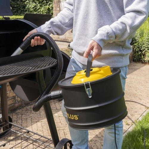 POWER plus Aspirapolvere Cenere 1000 W, 15 Litri, Nero