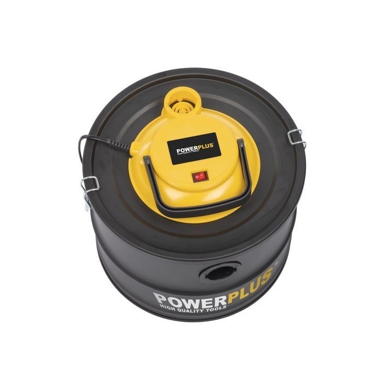 POWER plus Aspirapolvere Cenere 1000 W, 15 Litri, Nero