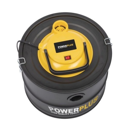 POWER plus Aspirapolvere Cenere 1000 W, 15 Litri, Nero