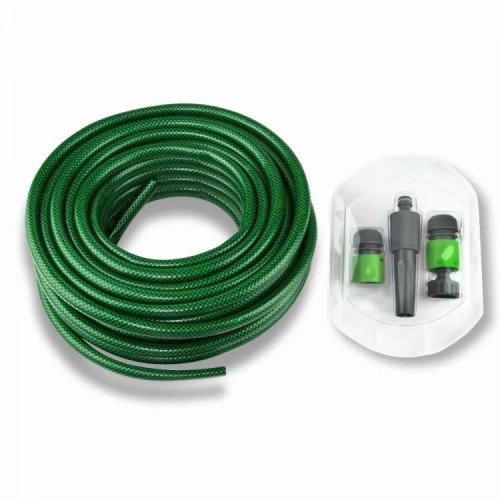 Tubo acqua irrigazione retinato Kit 1/2" x 15 mt lancia raccordi