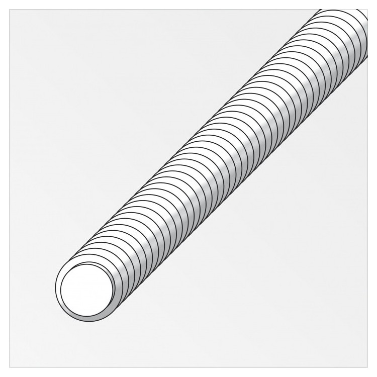 Barra Filettata Acciaio zincato M5 1 metro