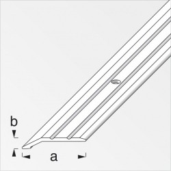 Profilo piatto di chiusura, perforato, con scanalature ornamentali 05441 2