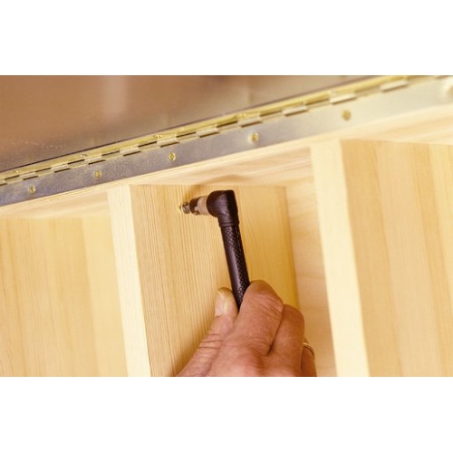 Avvitatore a squadra con 2 vani portainserti