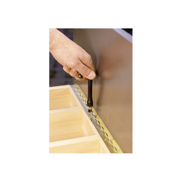 Avvitatore a squadra con 2 vani portainserti