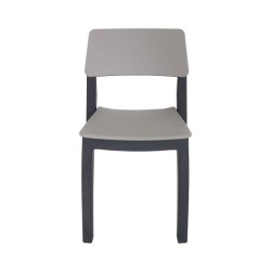 Sedia Bistro' Italia Antracite Impilabile