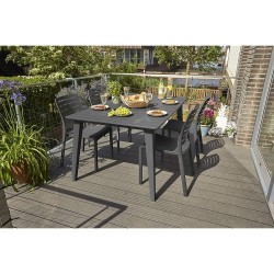 Tavolo da Esterno Giardino Moderno 6 o 8 Persone Lima Keter 2