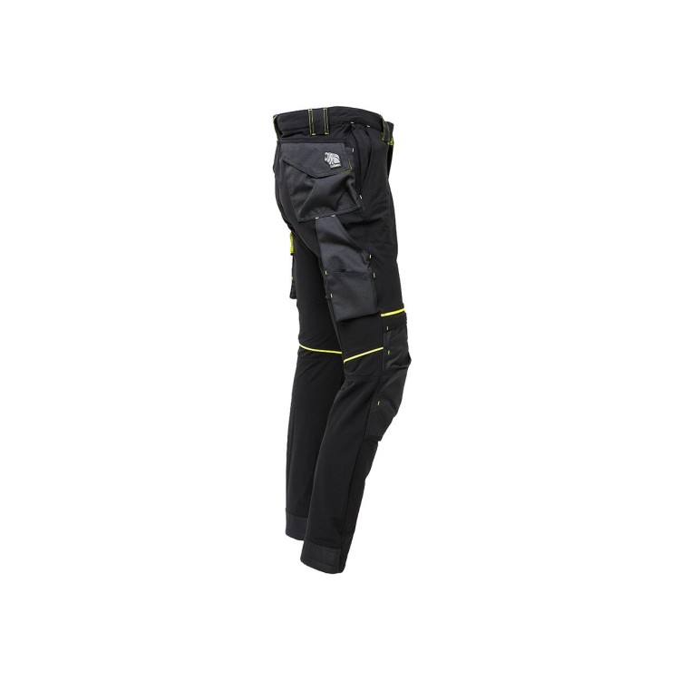 Pantaloni da lavoro U-Power BLACK CARBON antinfortunistica - 5XL