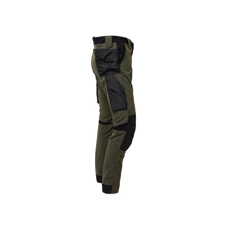 Pantaloni da lavoro U-Power DARK GREEN antinfortunistica - M