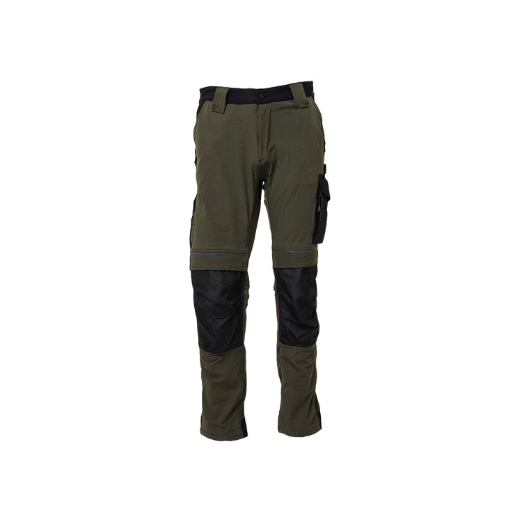 Pantaloni da lavoro U-Power DARK GREEN antinfortunistica - L