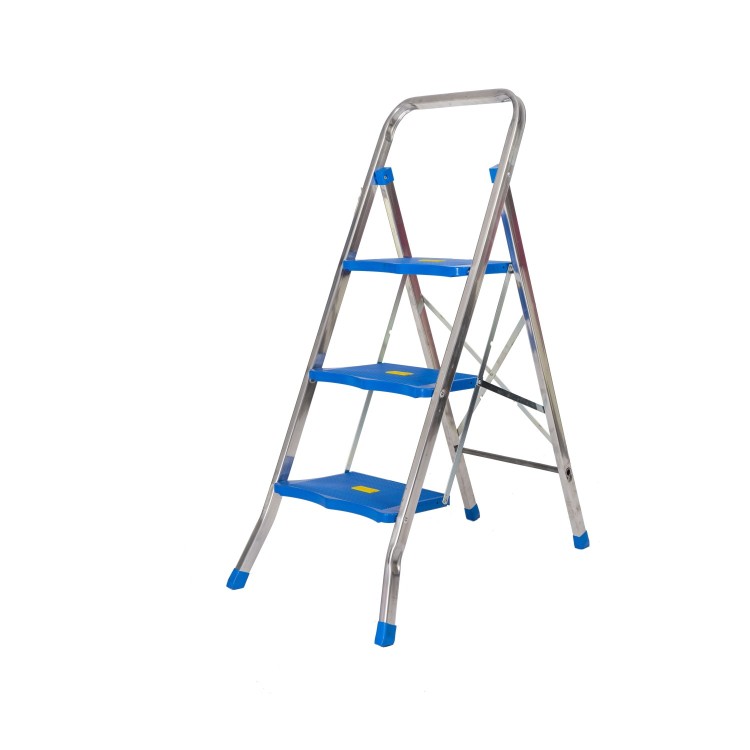 Sgabello in alluminio Phylos 2 gradini