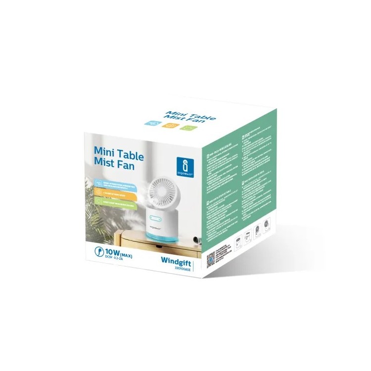 Mini ventilatore con nebulizzatore