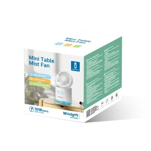 Mini ventilatore con nebulizzatore