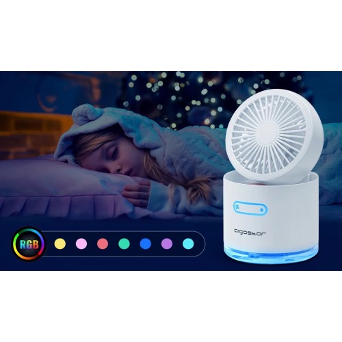 Mini ventilatore con nebulizzatore
