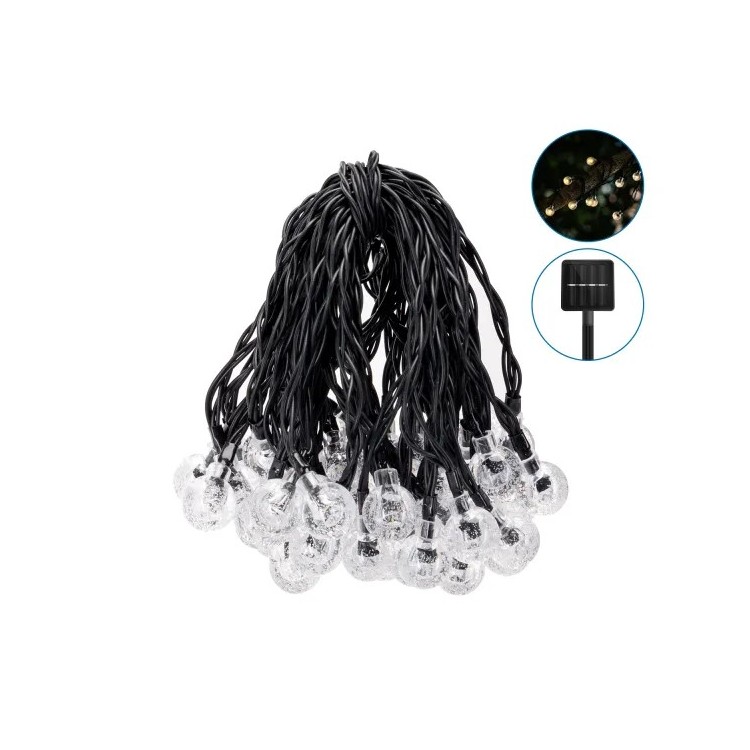Luci a LED a bolle solari 2700K catena luminosa