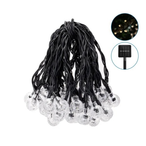 Luci a LED a bolle solari 2700K catena luminosa