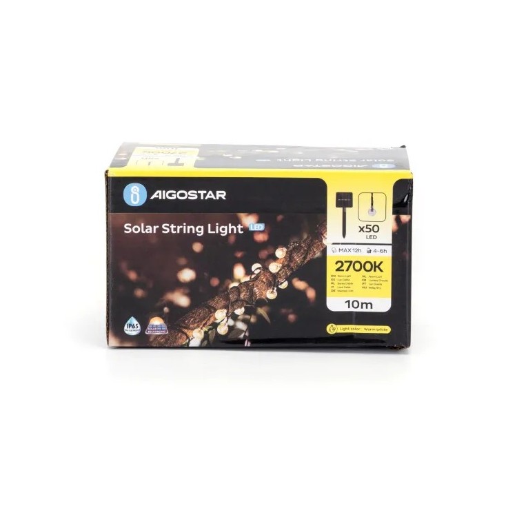 Luci a LED a bolle solari 2700K catena luminosa