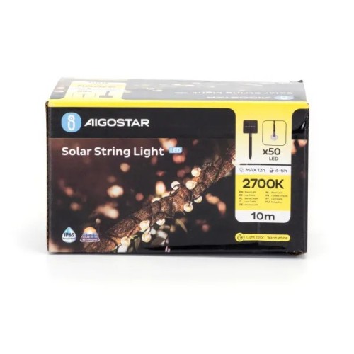 Luci a LED a bolle solari 2700K catena luminosa