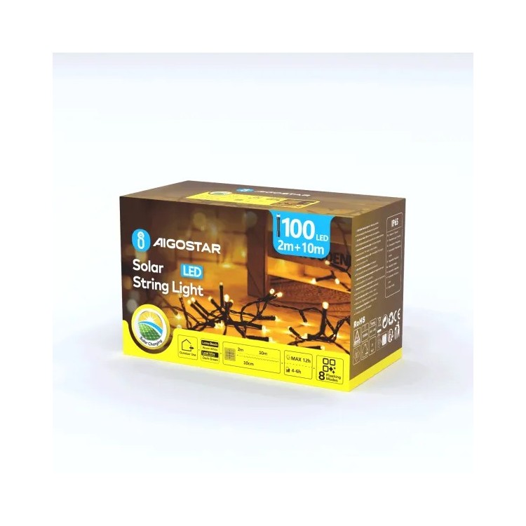 LED Catene luminose natalizie IP65 luce calda