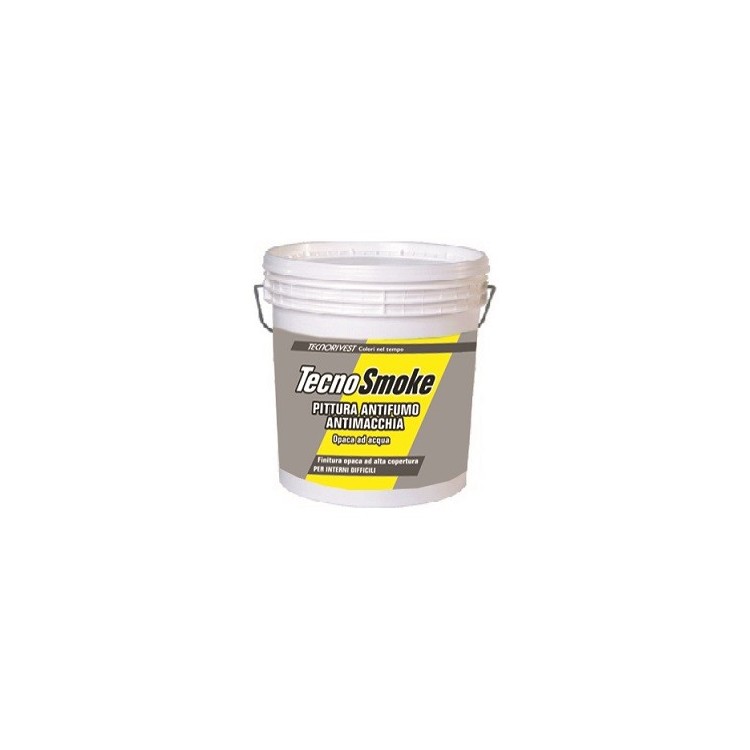 TECNO SMOKE PITTURA ANTIFUMO ANTIMACCHIA 4 litri