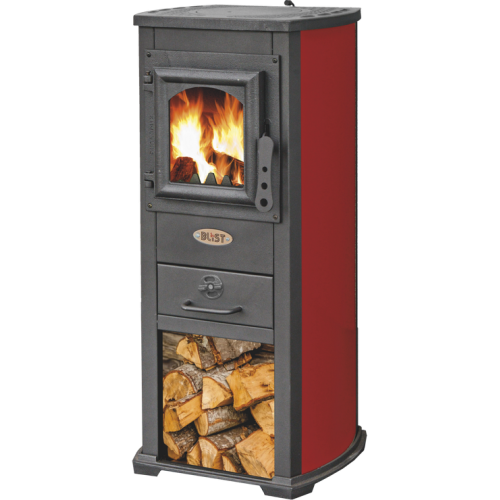 Stufa A Legna EKONOMIK LUX N 6,6 kw - Rossa