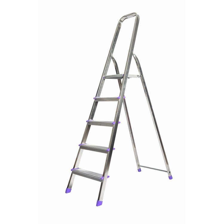 Scala domestica in alluminio Domina EN 5 gradini