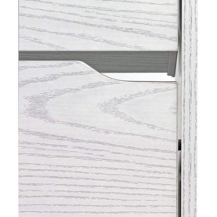 Scarpiera in legno 63x115x24 cm - doppio ripiano a 3 ribalte