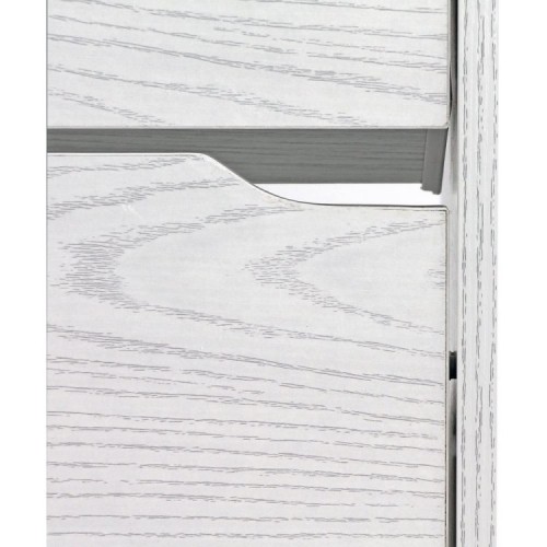 Scarpiera in legno 63x115x24 cm - doppio ripiano a 3 ribalte