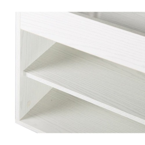 Scarpiera salvaspazio 2 ante 63x80 cm in legno rovere sbiancato