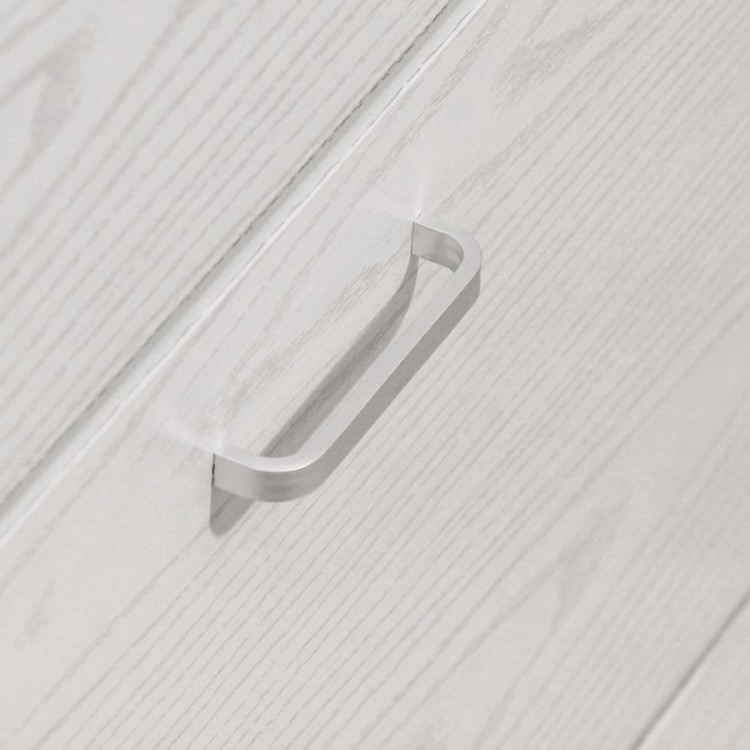 Scarpiera salvaspazio 2 ante 63x80 cm in legno rovere sbiancato