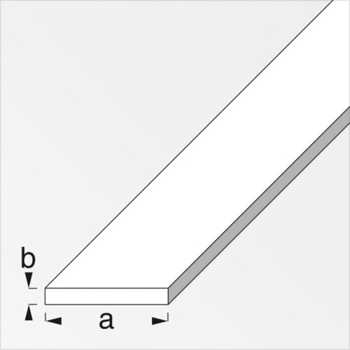 Barra piatta, acciaio laminato a freddo, zincato