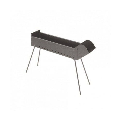 Cuoci Spiedini a carbonella Cm. 60 x 14 x 65h - Modello Fioleteo