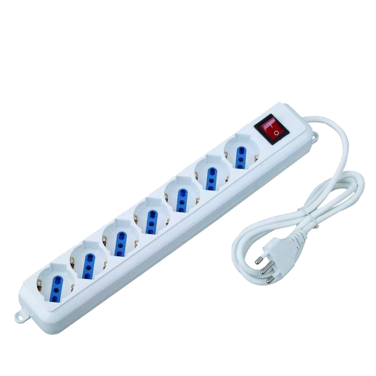Multipresa 6 uscite schuko con interruttore