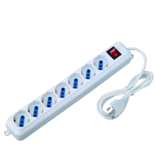 Multipresa 6 uscite schuko con interruttore
