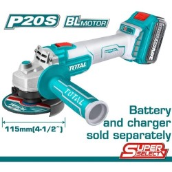 SMERIGLIATRICE A BATTERIA 20V BATTERIA 4ah 2