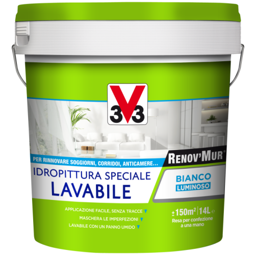 RENOV’MUR® IDROPITTURA LAVABILE - 14 Litri