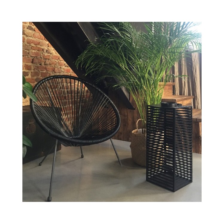 Lanterna BERLIN con portacandela in vetro