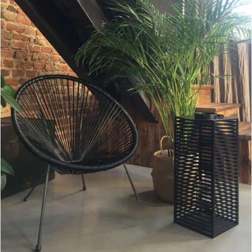 Lanterna BERLIN con portacandela in vetro