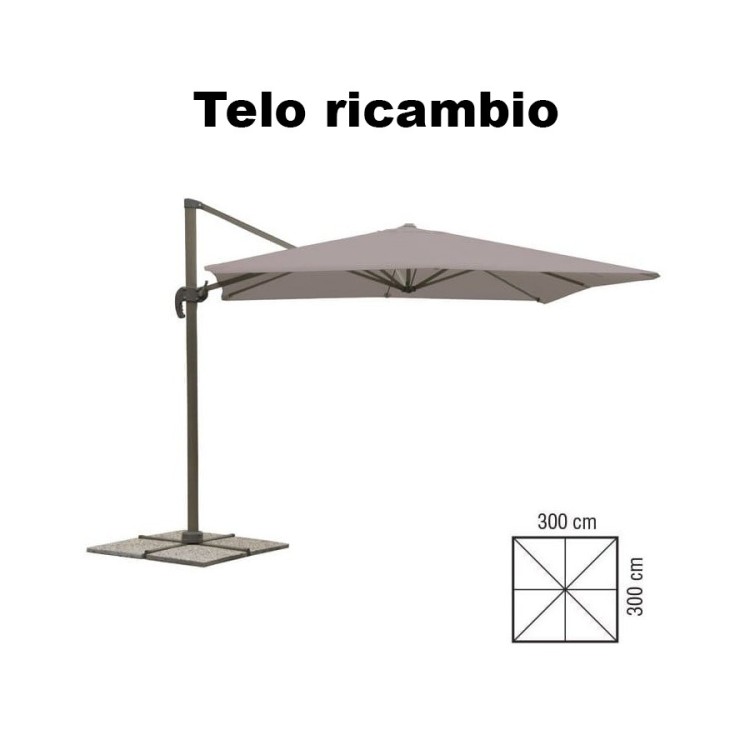 Telo Ricambio Ombrellone DELUXE TORTORA