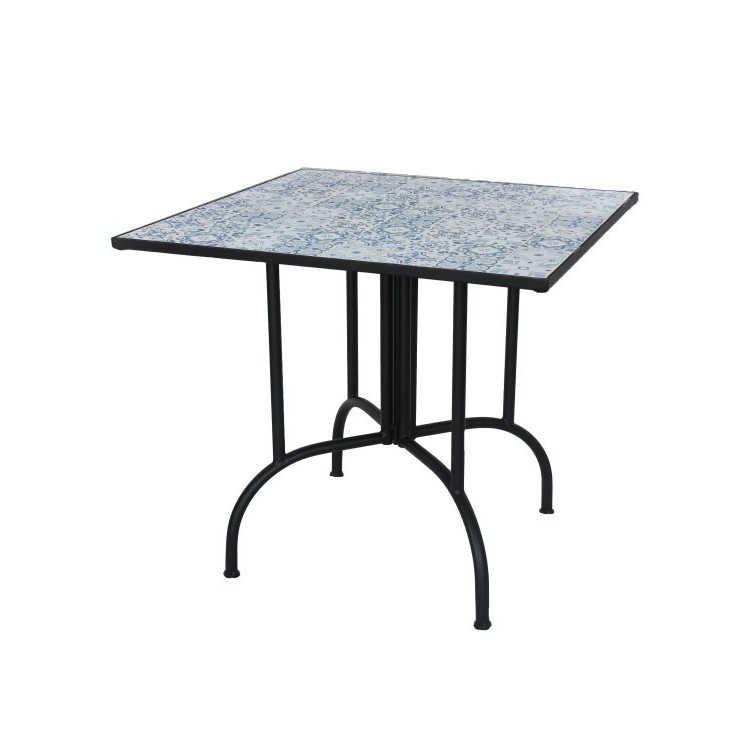 Tavolino Quadrato Mosaico 80x80