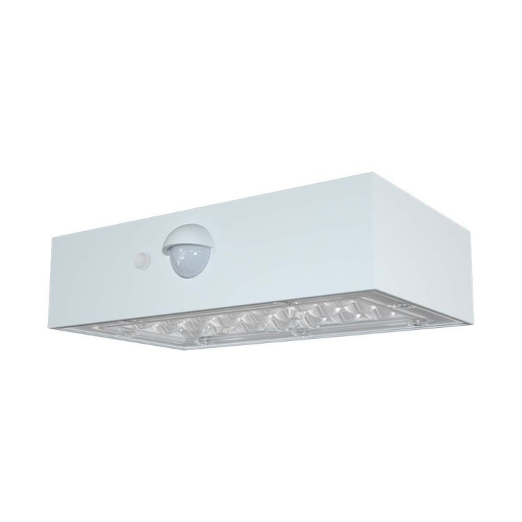 Lampada LED da Muro 3W Con Pannello Solare Bianco