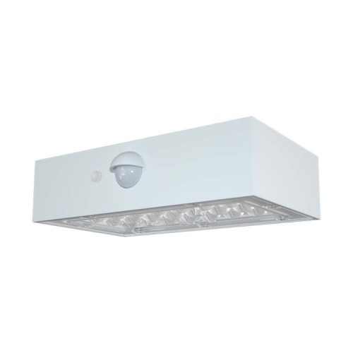 Lampada LED da Muro 3W Con Pannello Solare Bianco