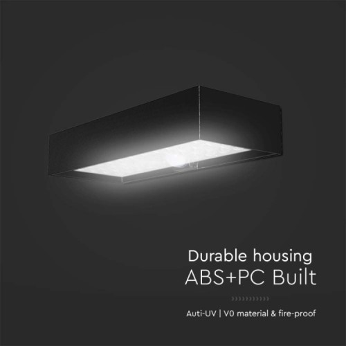 Lampada LED da Muro 6W Con Pannello Solare